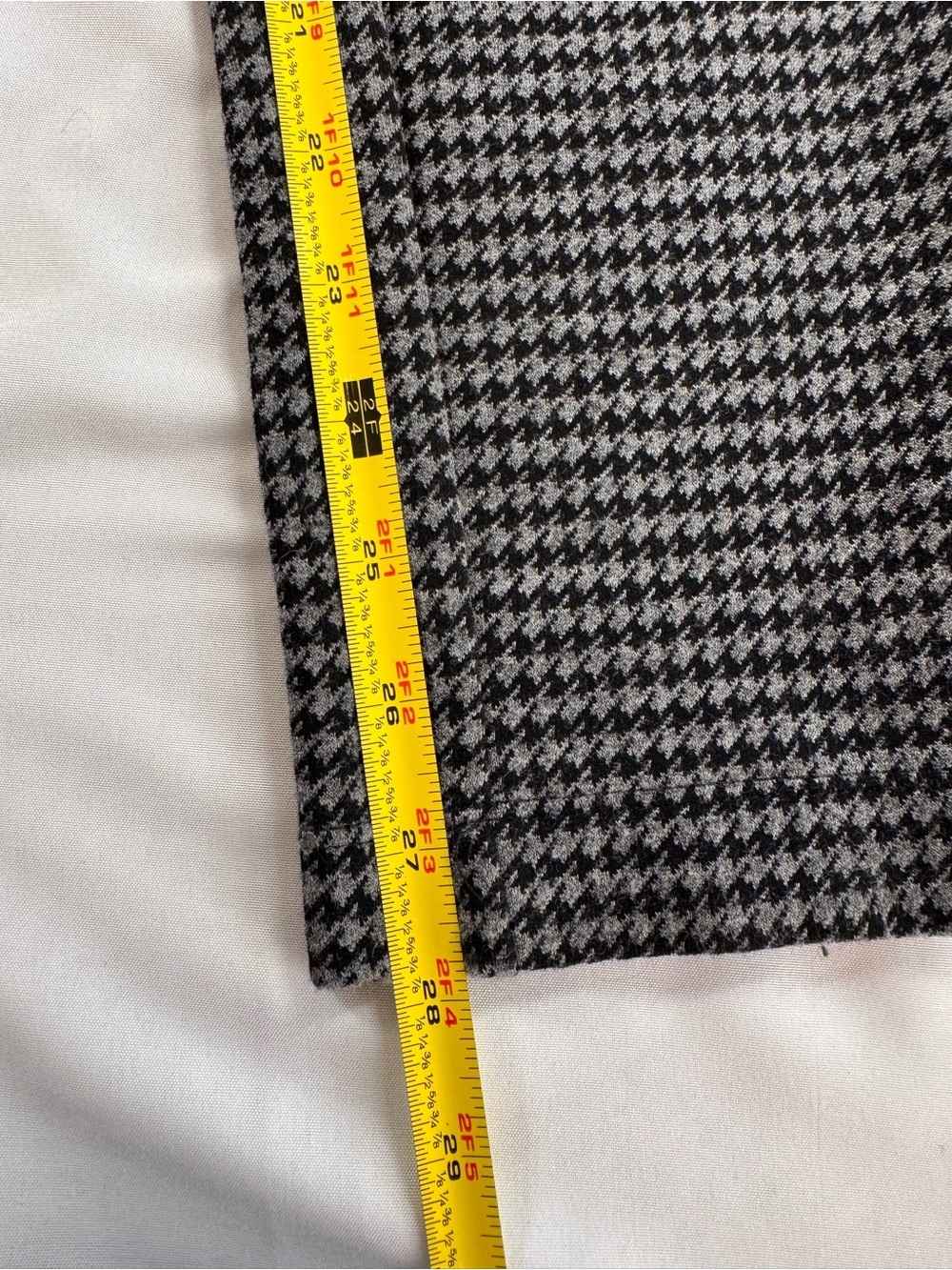 Tahari pull on knit houndstooth pants Petite Medium Business Casual - Picture 2 of 5
